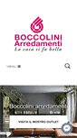 Mobile Screenshot of boccoliniarredamenti.it
