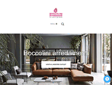 Tablet Screenshot of boccoliniarredamenti.it